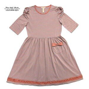 Matilda Jane 14Y First In Line Striped Knit Lap Dress